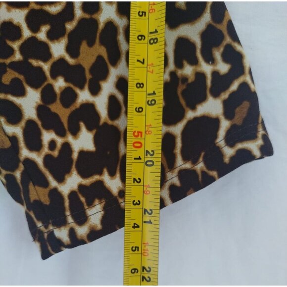 J. Crew Leopard Print Shift Dress Size 00 Animal Print 3/4 Sleeve. - Picture 7 of 8